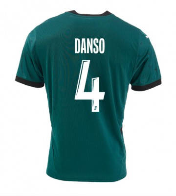 RC Lens Kevin Danso #4 Replika Udebanetrøje 2024-25 Kortærmet